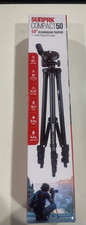 Sunpak TravelMate 50/B 50" Tripod for Cameras Smartphones and GoPro - Black