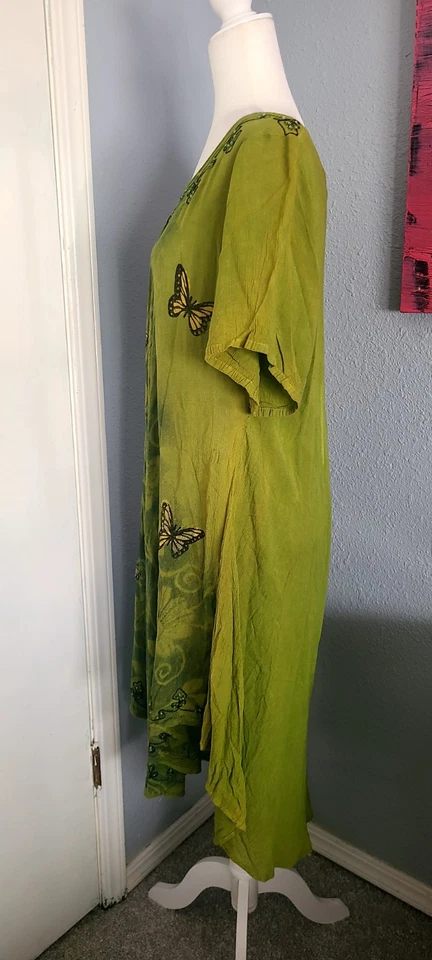 Зеленое богемное платье бабочки Zuriet By Hans - Изображение 3 из 4