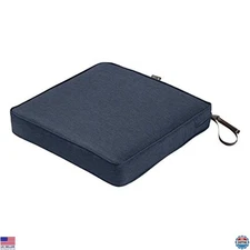 Classic Accessories Montlake 17"x17"x3" Water-Resistant Outdoor Cushion - Indigo