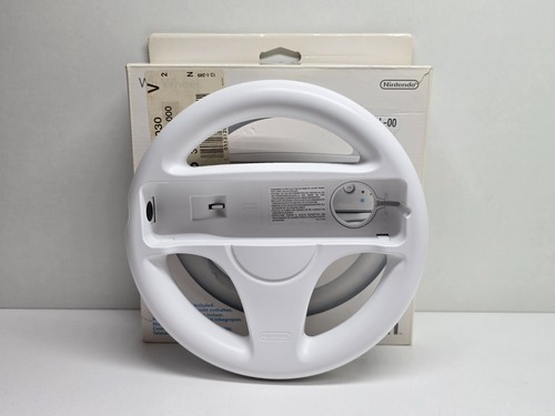 Original Nintendo Mario Kart Wii Lenkrad / Wheel Weiß - Gebraucht ⚡BLITZBEREIT⚡