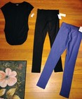 NWT Women's Lot Bodysuit & 2 Pairs of Leggings Size M Old Navy & Forever 21 $41 — photo 1