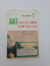 Vintage 1970 Ant Farm Booklet Uncle Milton s Ant Facts And Fantasies Ant Watcher