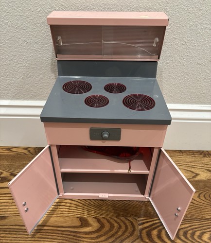 vintage 1950's structo kitchen toy stove! general electric GE toys! look! - Picture 2 of 5