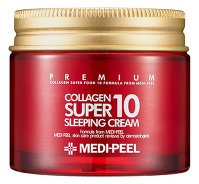 MEDIPEEL Collagen Super 10 Sleeping Cream 70ml Korean Night Face Cream