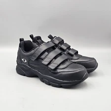 Apex Men's Size 11  US Wide X903M Black Triple Strap Walker X Last Comfort Shoes