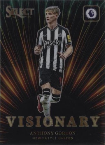 Anthony Gordon 2023-24 Panini Select Premier League RED ICE PRIZM