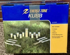 Hardwood KUBB Viking Chess Tossing Game Outdoor Backyard Lawn Throwing Game Set