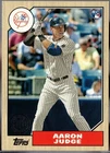 2017 Topps 1987 30th Anniversary Baseball #87-58 Aaron Judge Rookie Card RC