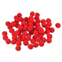 100 StüCk Filzkugeln Bunt Filzstoff Perlen Set, 1.5Cm Filzkugeln Pompons Filz...