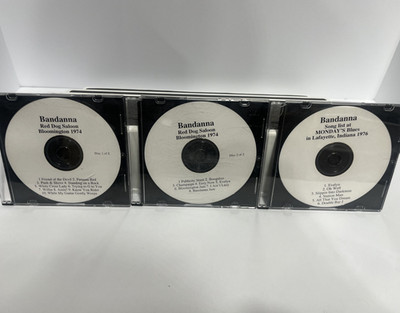 Bandanna 3 CD Collection (CDs, RARE) (1970s Indiana Local)