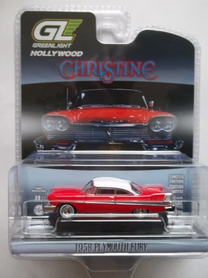 Greenlight 44830 - Christine - 1958 Plymouth Fury - 1/64 Scale - NEW
