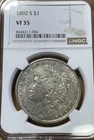 1892 S VF 35 NGC Graded Morgan Silver Dollar Semi Key