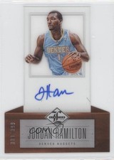 2012-13 Limited 300/399 Jordan Hamilton #165 Auto 2u3