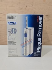 Braun Oral B Deluxe Plaque Remover 4x Brush Heads Made In Germany NEW OPEN BOX