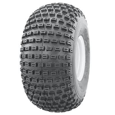 22x11.00 - 8 Knobby Reifen auf 4 Bolzen Felge - ATV Anhänger - P322 große Grü...