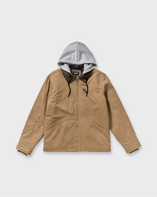 Billabong Barlow Hooded Jacket - Clay Small  NWT