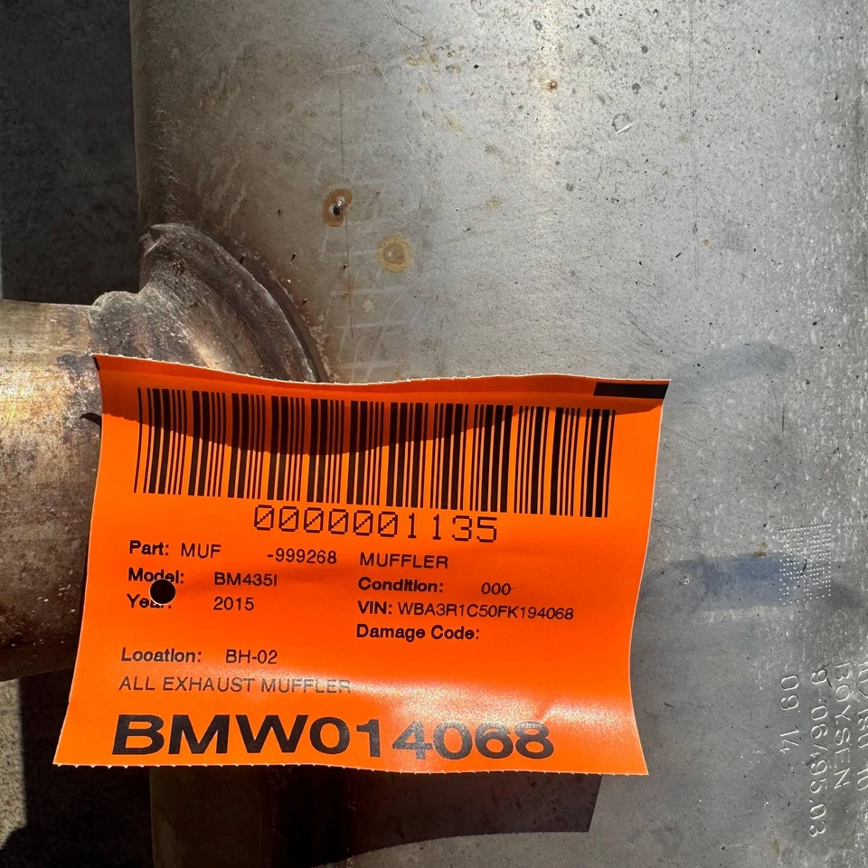 Silenciador de escape completo BMW 435i F32 F33 F36 2014-2018 Foto 2 de 4