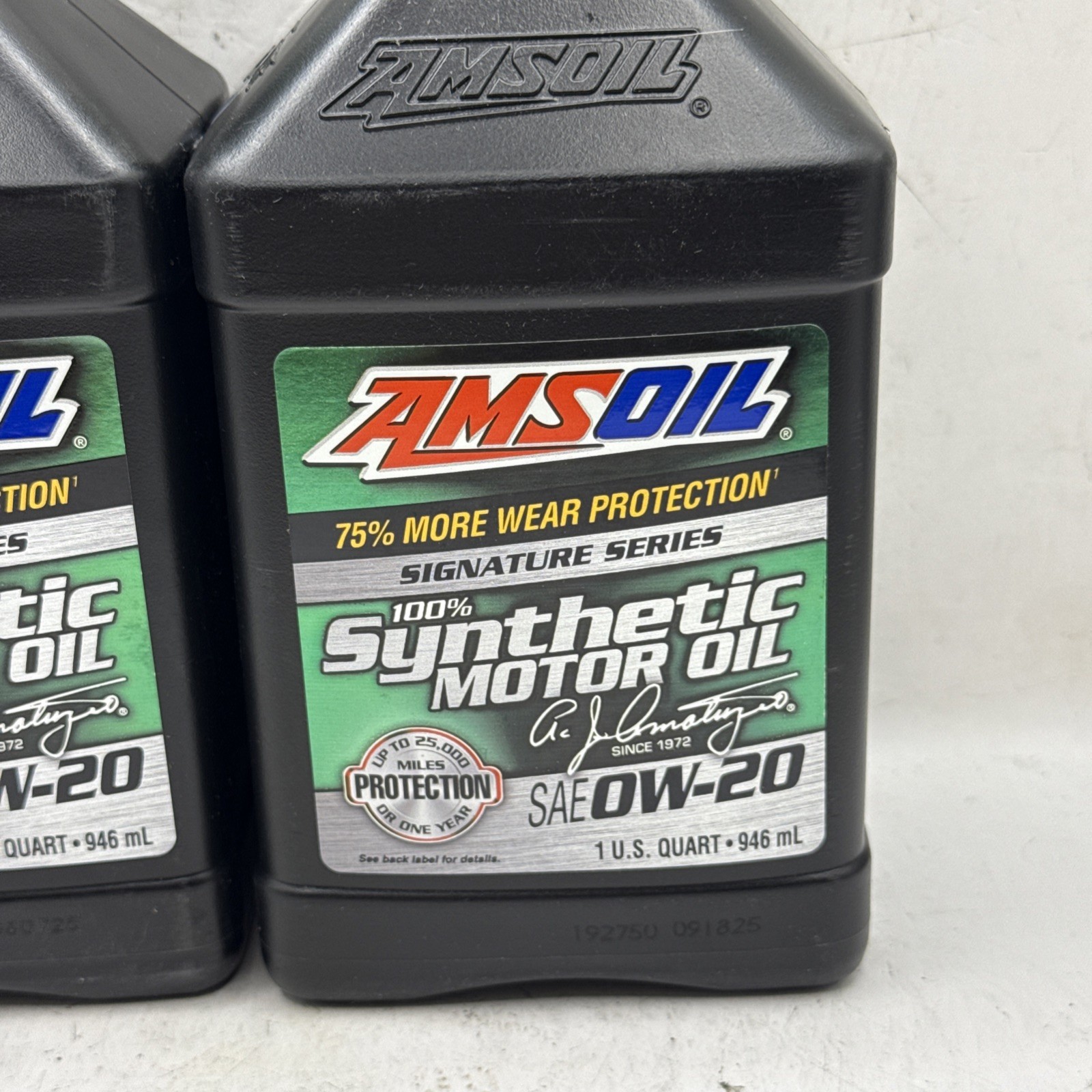 AMSOIL 0W-20 Signature Series Motor Oil | Full Synthetic ENGINE OIL 0w20 (3 Qts)