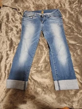 True Religion Women's Jeans Size 30 Cora Mid Rise Straight