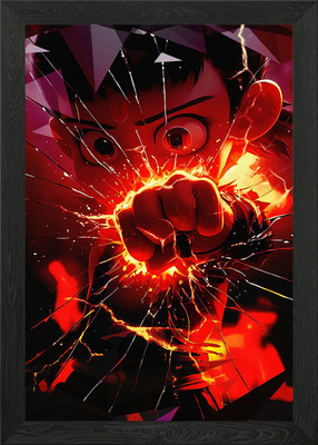 ne zha movie poster Framed Wall Art Poster Canvas Print Picture