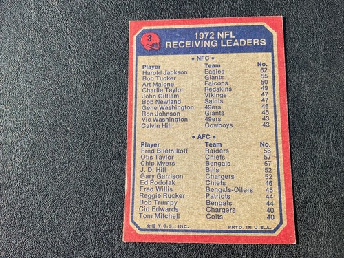 1973 TOPPS FOOTBALL #1-132 PICK CARDS YOU WANT - Picture 3 of 409