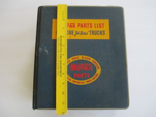 ORIGINAL Mopar Dodge B-Series Truck Parts List Catalog 1952 1953 BSMT