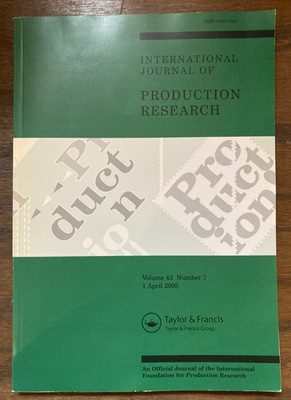 International Journal of Production Research - Vol. 43 No. 7