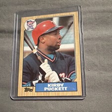 Error Card- Topps 1987 Kirby Puckett #450 Minnesota Twins Baseball Card MLB