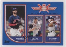 2018 Big League Stat Kings Trio Blue Luis Severino Corey Kluber Chris Sale 1b9b