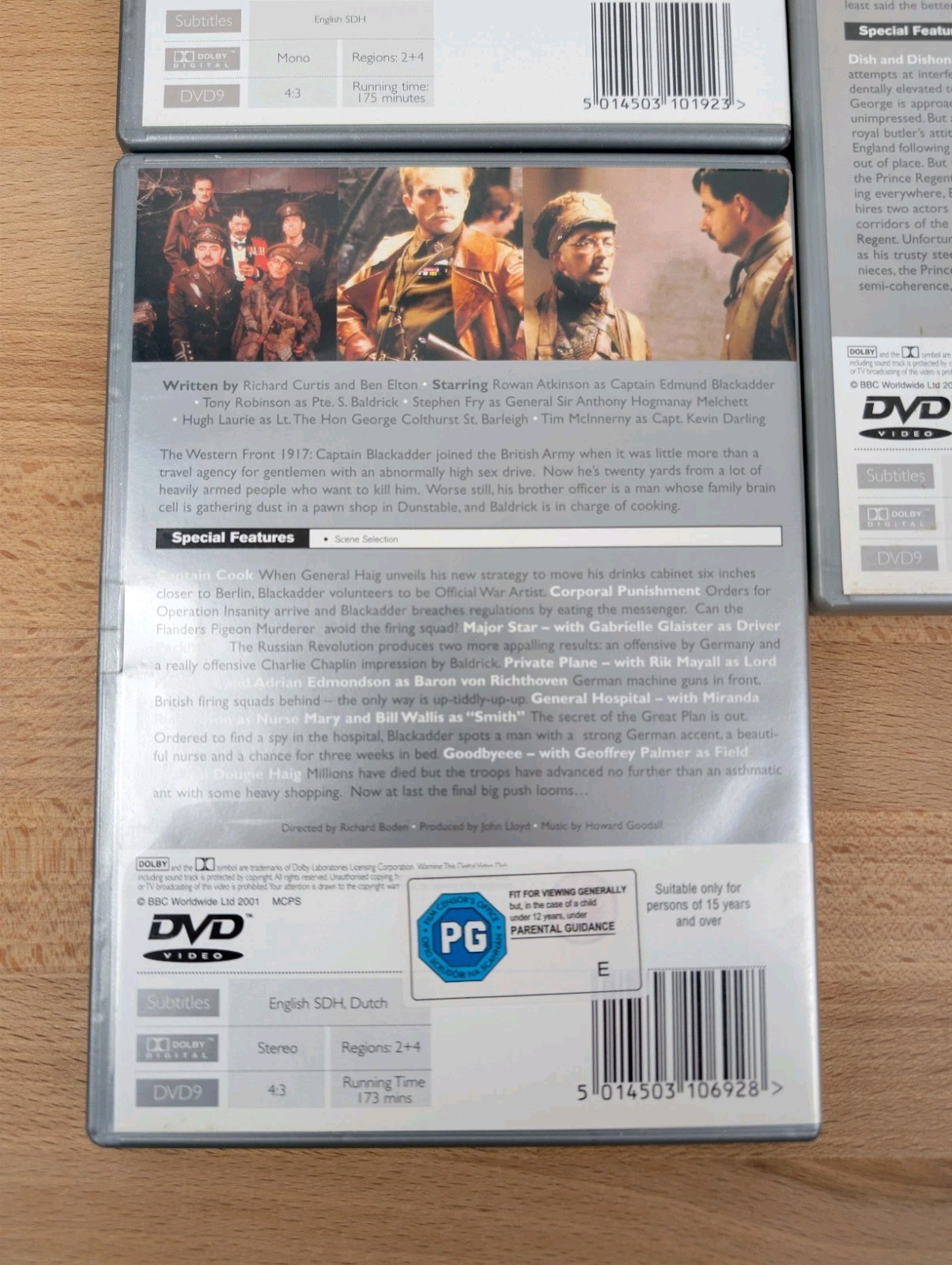 Blackadder - Series 2-4 - BBC Comedy - 3x DVD - Region 2 & 4. DN5006 image 8