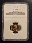 1957 Wheat Cent! NGC PF67 RD!