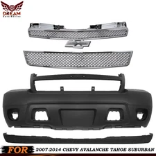 Front Bumper Cover & Grille Assembly 2007-2014 Chevy Avalanche Tahoe Suburban
