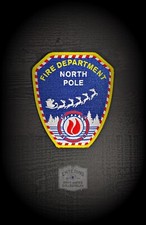 NORTH POLE FIRE DEPARTMENT PATCH NEW