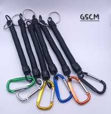 Spring Coil Strap Lanyard key ring Key Chain Warehouse Shop 6 colours