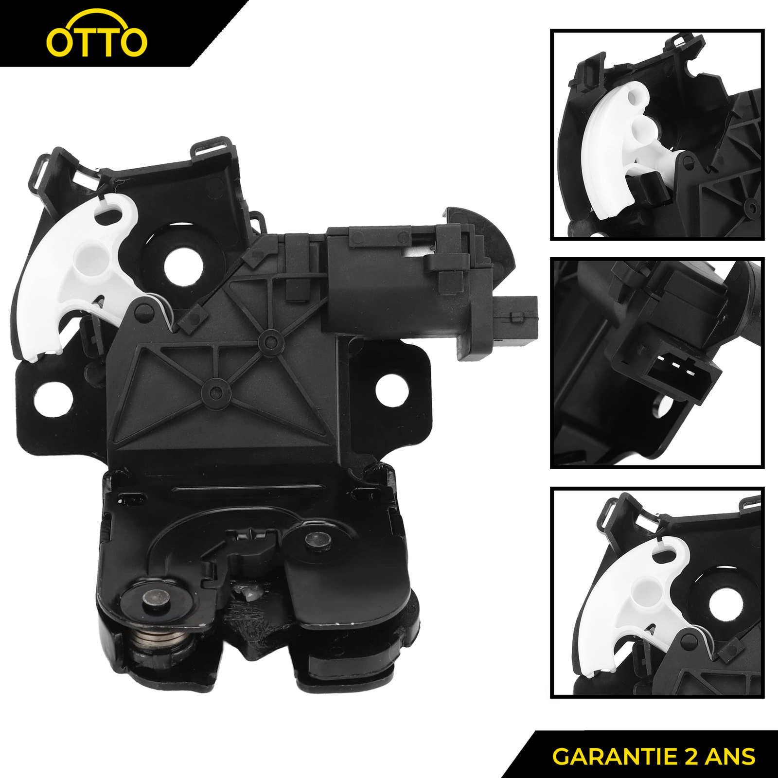 Gâche électrique de coffre pour Audi A3 8P serrure hayon arrière 8P4827505D en métal noir