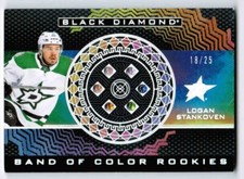 24/25 2024 BLACK DIAMOND LOGAN STANKOVEN BCR-LS BAND OF COLOR ROOKIES /25 DALLAS