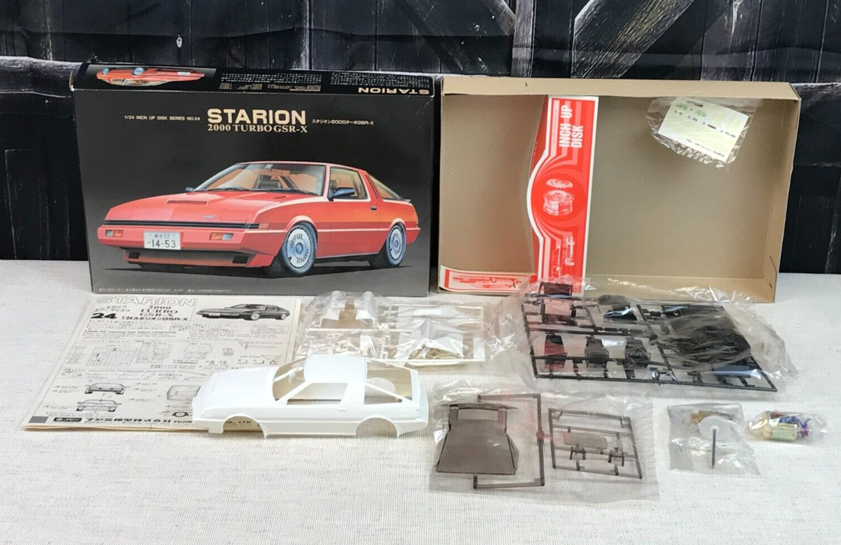 OPEN BOX Starion 1/24 INCN UP DISK Series No.24 Model Kit 2000