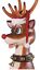 thumbnail 3 - 81.5 in Tall Colossal Oversized Red Nosed Christmas Reindeer Statue (dt)