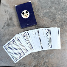 Vintage Walt Disney Mickey Mouse Playing Cards Complete Set Joker Disney World