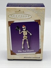 Hallmark Keepsake Halloween Ornament Mr. Tap Happy Skeleton 2003