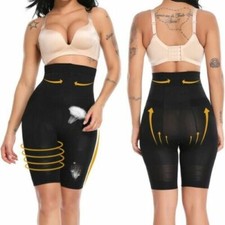 Anti Cellulite Compression Leggings Leg Shaper High Waist Black Pants Shapewear