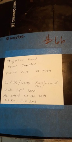 THERMO KING Power Inverter 41-7784 loc66, no way to test removed from truck