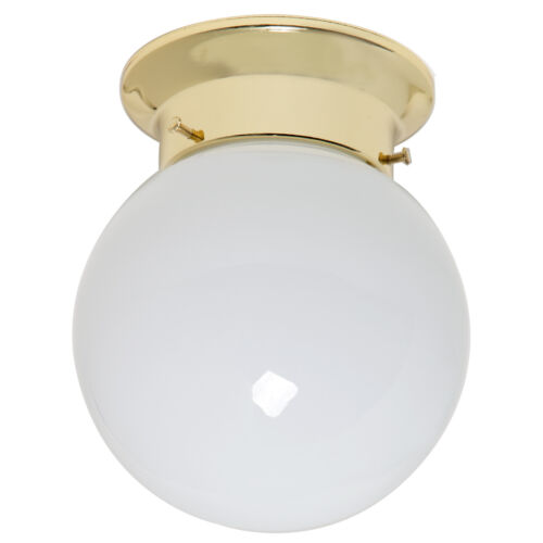 Boston Harbor F3BB01-33753L One Light Ceiling Fixture, Polished Brass