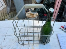 Stary wspornik na butelkę metal wys. 35 cm na 6 butelek piękna dekoracja