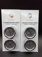 Geschirrtuchhalter Handtuchhalter Ohne Bohren Chrom 4 St. Neu ! KüChe Zum Kleben