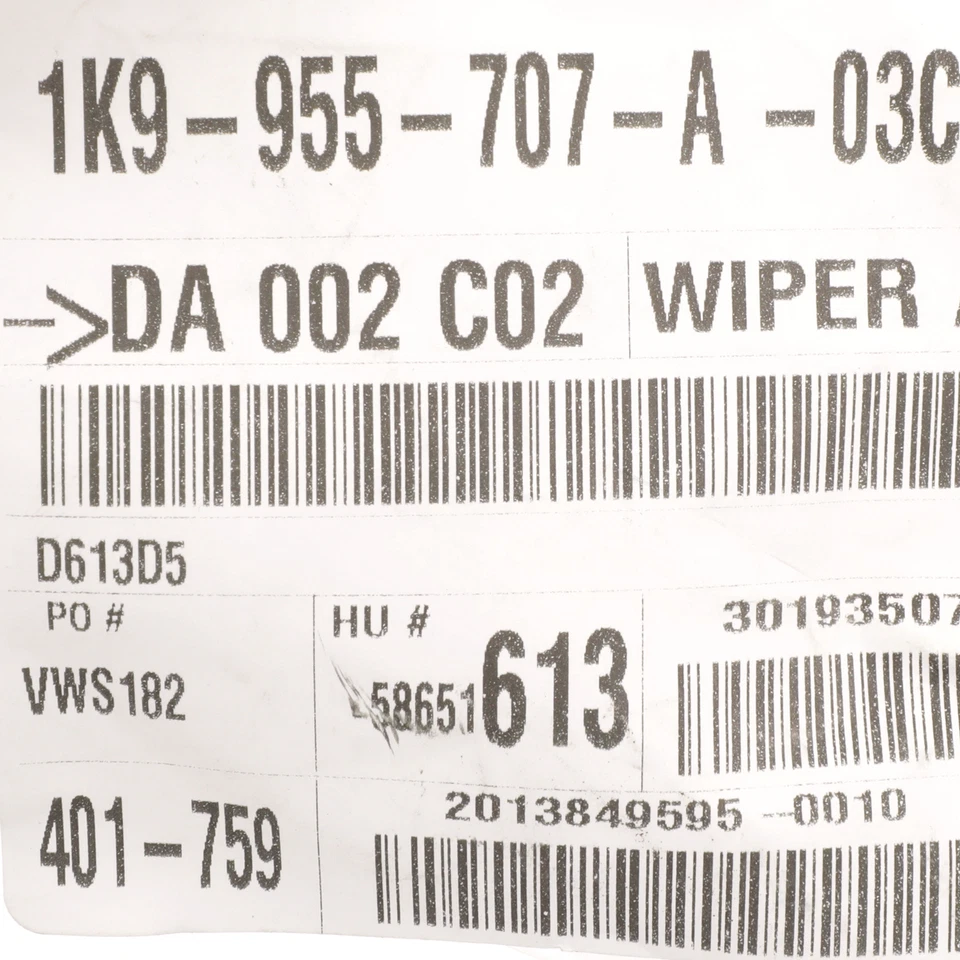 Brazo limpiaparabrisas ventana para parabrisas trasero VW Volkswagen Jetta Sportwagen 2008-2014 OEM Foto 3 de 3