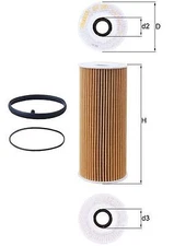 Knecht oil filter OX 381D