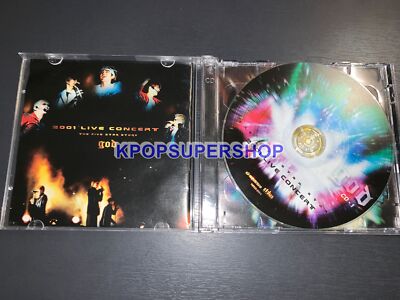 K-POP・アジア (971) god live concert 2001 DVD G.O.D 2001 Live Album Live Concert 2 CD Booklet Great Condition