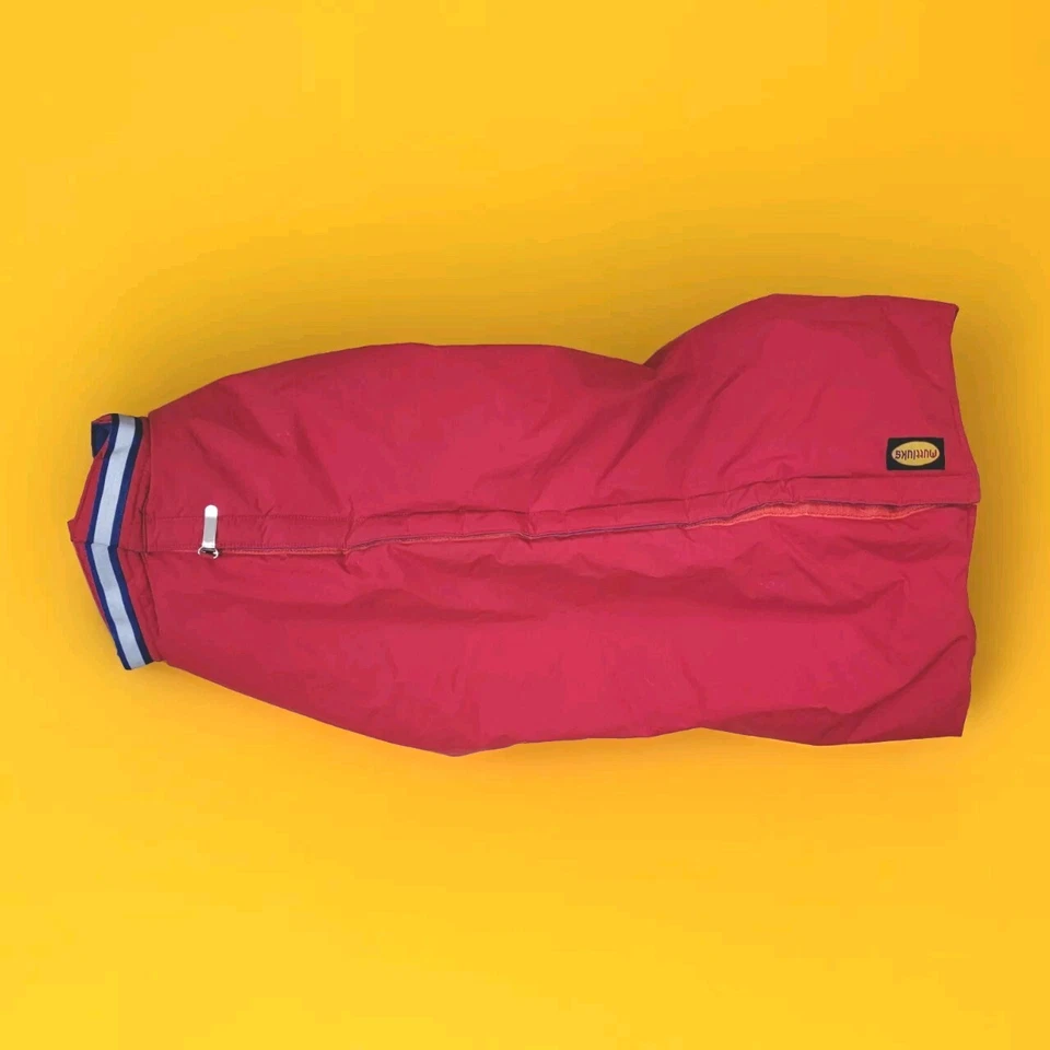 Muttluks Dog Snowsuit Red/Blue Reversible Sz 24 LG Winter Coat Jacket, Worn Once - Imagem 3 de 4