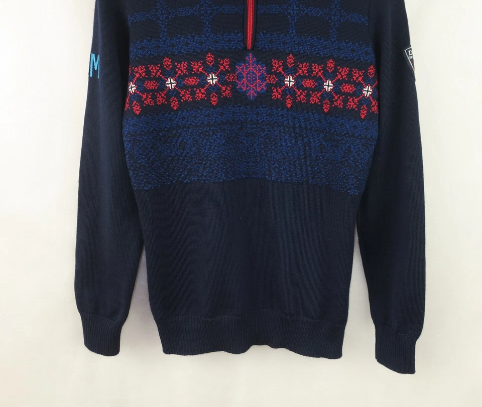 DALE OF NORWAY GORE WOMENS WOOL SWEATER JUMPER JACKET made in NORWAY size S - Image 3 of 4